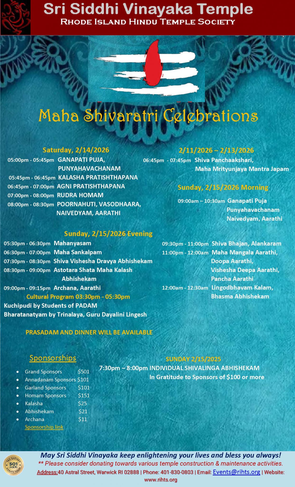 Rhode Island Hindu Temple Society